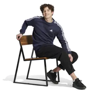 Sweatshirt med fleece adidas Essentials 3-Stripes image-3