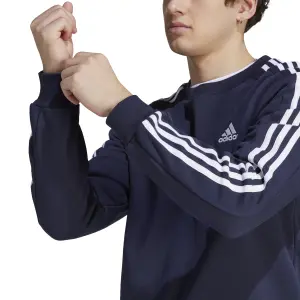Sweatshirt med fleece adidas Essentials 3-Stripes image-5
