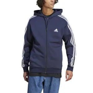 Sudadera con capucha y cremallera adidas Essentials 3-Stripes image-2