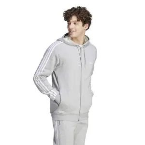 Full Zip Hoodie aus Molton adidas Essentials 3-Stripes image-1