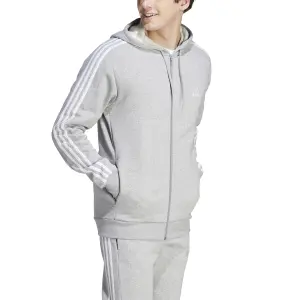 Full Zip Hoodie aus Molton adidas Essentials 3-Stripes image-2