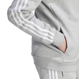 Full Zip Hoodie aus Molton adidas Essentials 3-Stripes image-6