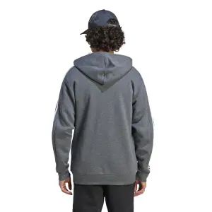 Full Zip Hoodie aus Molton adidas Essentials 3-Stripes image-4