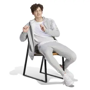Fitted fleece joggers adidas Essentials 3-Stripes image-3