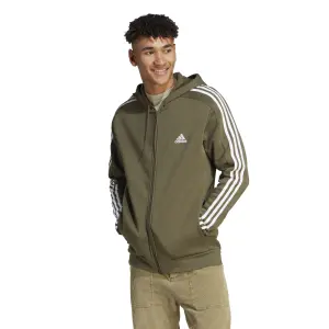 Sudadera con capucha y cremallera adidas Essentials 3-Stripes image-1