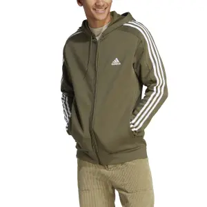 Sudadera con capucha y cremallera adidas Essentials 3-Stripes image-2