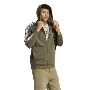Sudadera con capucha y cremallera adidas Essentials 3-Stripes image-3
