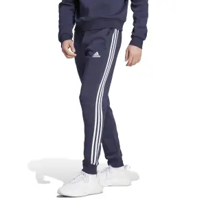 Pantaloni da jogging in felpa slim adidas Essentials 3-Stripes image-5