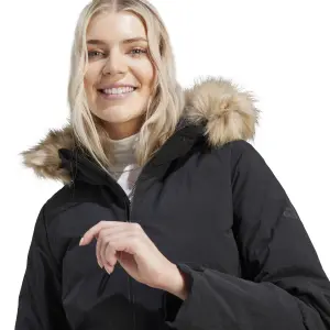 Parka med pels og hætte til kvinder adidas image-5