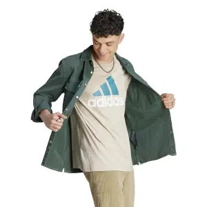 Camiseta con gran logo adidas Essentials image-5