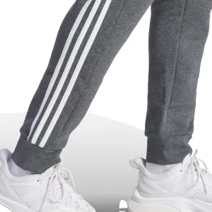 Tapered fleece joggingbroek adidas Essentials 3-Stripes image-5