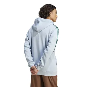 Full-zip fleece hooded sweatshirt adidas Essentials 3-Stripes image-4