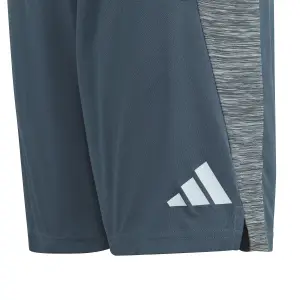 Pantalón corto de entrenamiento infantil adidas Aeroready Heather image-3