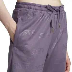 Women's fleece monogram joggers adidas image-4