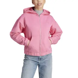 Damen-Sweatshirt mit Integral-Kapuze mit Reißverschluss aus verwaschenem Molton adidas All SZN image-1