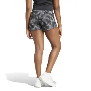 Bedrukte damesshort adidas Own the Run 3 Stripes image-3