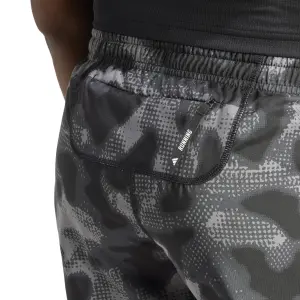 Bedrukte damesshort adidas Own the Run 3 Stripes image-4