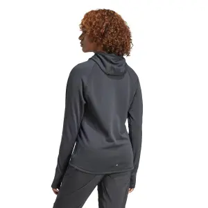 Hoodie Damen adidas Own the Run 3 Stripes image-3
