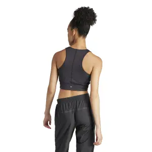 Tampo do tanque feminino adidas Own the Run 3 Stripes image-4