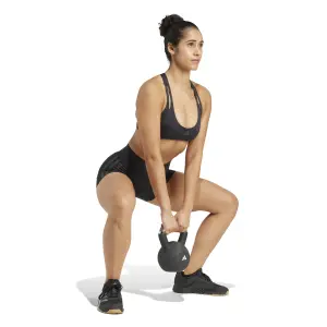 Leggings de bainha crua para mulher adidas Optime 4" image-5