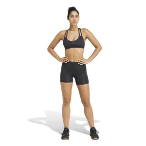 Leggings de bainha crua para mulher adidas Optime 4" image-2