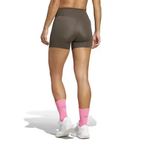 Leggings de bainha crua para mulher adidas Optime 4" image-3