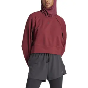 Sudadera corta de mujer adidas Aeroready image-1