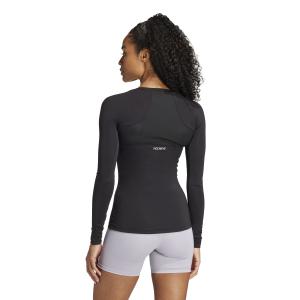 Camiseta de manga larga para mujer adidas Techfit image-3