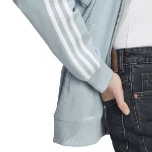 Oversize Kapuzen-Sweatshirt mit durchgehendem Reißverschluss für Damen adidas Essentials 3 Stripes Frech Terry image-5