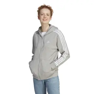 Sweatshirt full zip femme adidas Essentials 3-Stripes Regular image-1