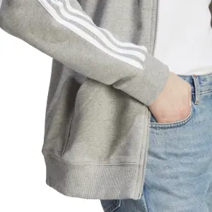 Sweatshirt full zip femme adidas Essentials 3-Stripes Regular image-5