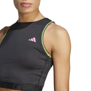 Women's tank top adidas Adizero Crop image-6