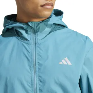 Giacca impermeabile con zip Adidas Run It image-5