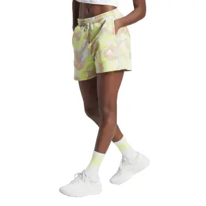 Pantalón corto mujer adidas Floral Graphic 3-Stripes image-2