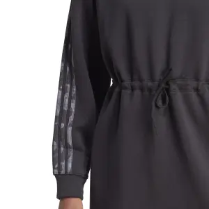 Women's floral 3-stripe fleece sweater dress adidas image-6