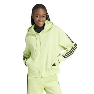 Felpa con cerniera a cappuccio da donna adidas Future Icons 3-Stripes image-1