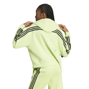 Felpa con cerniera a cappuccio da donna adidas Future Icons 3-Stripes image-3