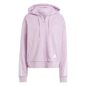 Women's zip-up hoodie adidas Future Icons 3-Stripes image-0