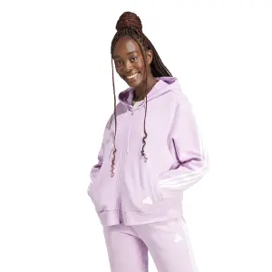 Women's zip-up hoodie adidas Future Icons 3-Stripes image-1