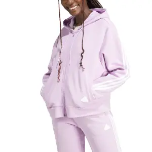 Women's zip-up hoodie adidas Future Icons 3-Stripes image-2