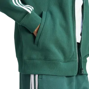 Sweatshirt à capuche oversize full zip femme adidas Essentials 3 Stripes Frech Terry image-6