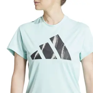 Camiseta de mujer adidas Run It Brand Love image-6