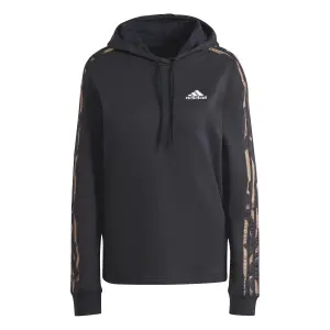 Dames Hoodie adidas Vibrant Print 3-Stripes image-0