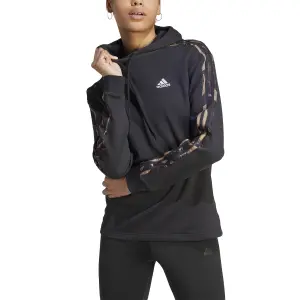 Dames Hoodie adidas Vibrant Print 3-Stripes image-2