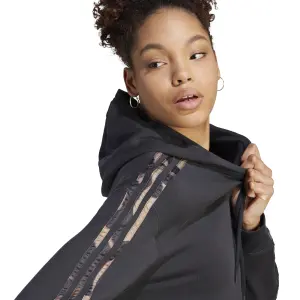 Dames Hoodie adidas Vibrant Print 3-Stripes image-6