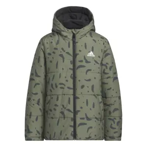 Casaco de penas reversível para criança adidas image-0