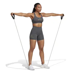 Sujetador de sujeción media para mujer adidas Powerreact Hyperbright image-2