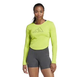 Damesonderhemd met lange mouwen adidas Hyperbright image-1