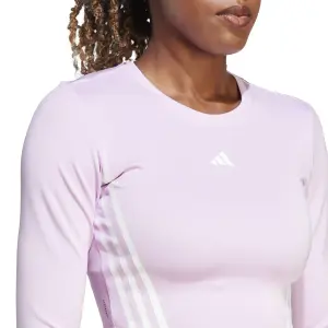 Camiseta manga larga mujer adidas Aeroready Hyperglam image-6