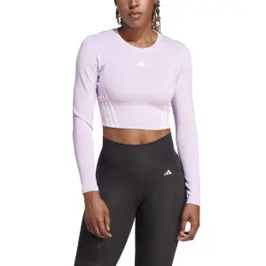 Camiseta manga larga mujer adidas Aeroready Hyperglam image-2
